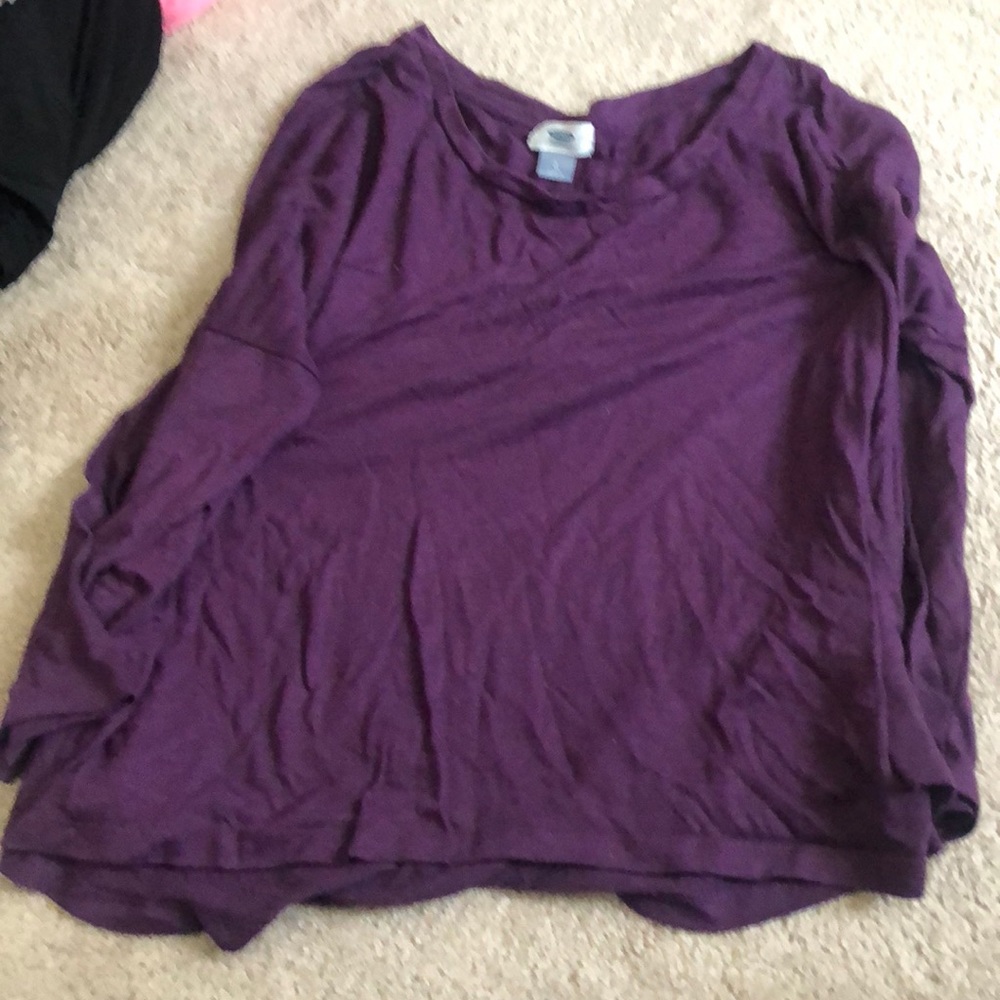 Old Navy purple long sleeve shirt